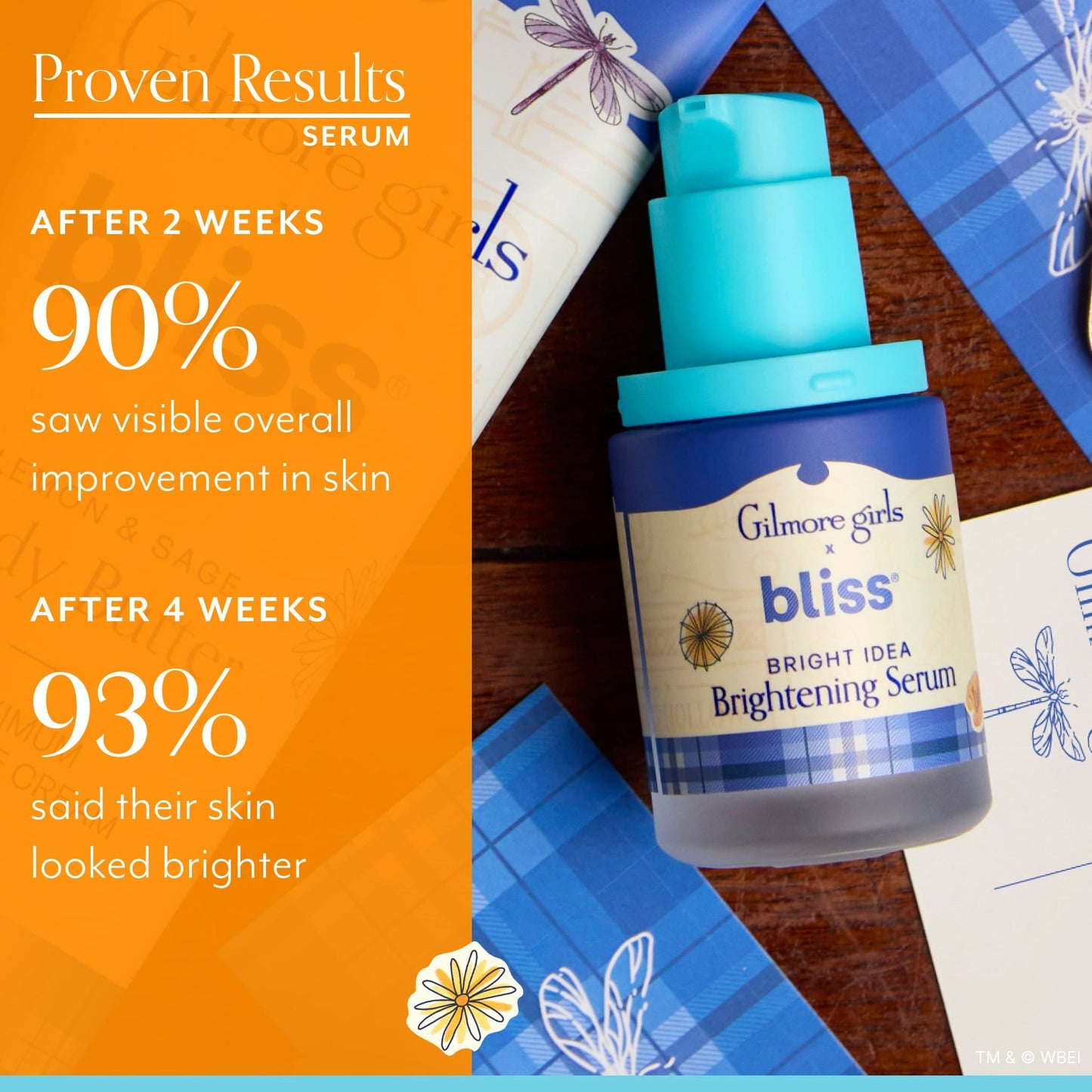 Gilmore Girls x Bliss Bright Idea Vitamin C Serum + Moisturizer Duo