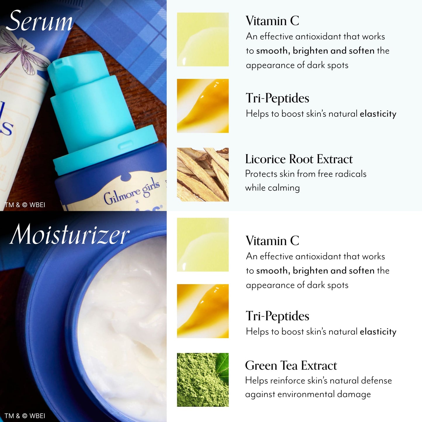 Gilmore Girls x Bliss Bright Idea Vitamin C Serum + Moisturizer Duo