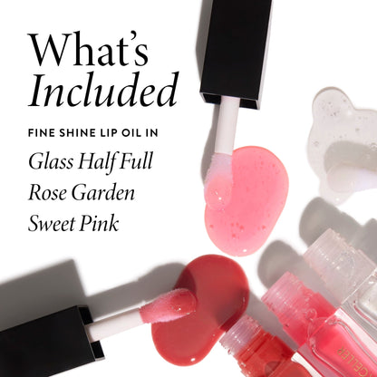 Fine Shine Glossy Lip Oil Trio