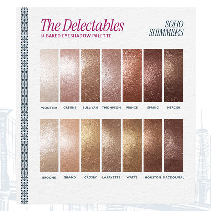 The Delectables 14 Multi-Finish Baked Eyeshadows: Soho Shimmers